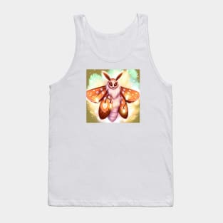 Cute Moth Drawing Tank Top